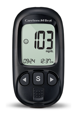 CareSens Sistema de monitoreo de glucosa en sangre N Feliz - Solo medidor -  1 medidor de glucosa en sangre para diabetes, 1 guía de usuario, 1 guía de